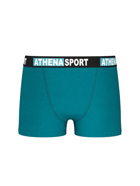 Lot de 3 boxers garçon daily sport coton Noir-bleu+Noir-rouge 3 - vertbaudet enfant 