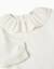 Pull en maille avec col à volants Blanc 3 - vertbaudet enfant 