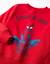 Sweat en coton peigné avec imprimé en relief spider-man Rouge 3 - vertbaudet enfant 