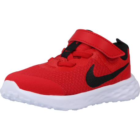 Baskets bébé garçon en textile Rouge 607 4 - vertbaudet enfant 