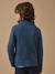 Pull col camionneur garçon Bleu chine+Marron 2 - vertbaudet enfant 