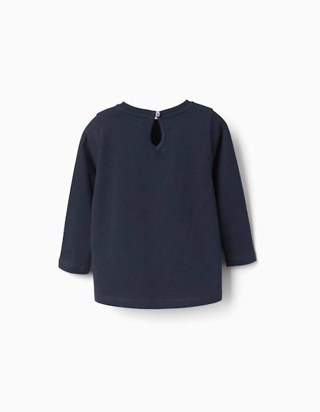 Lot de 2 t-shirts à manches longues avec imprimés de l'art Rose clair+Vert clair 6 - vertbaudet enfant 