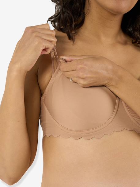 Soutien-gorge de maternité et allaitement moka+vieux rose 4 - vertbaudet enfant 