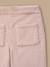 Pantalon en velours festonné bébé Rose poudre+Vert pastel 2 - vertbaudet enfant 