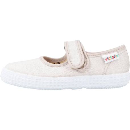 Derby bébé fille Doré et beige 2 - vertbaudet enfant 