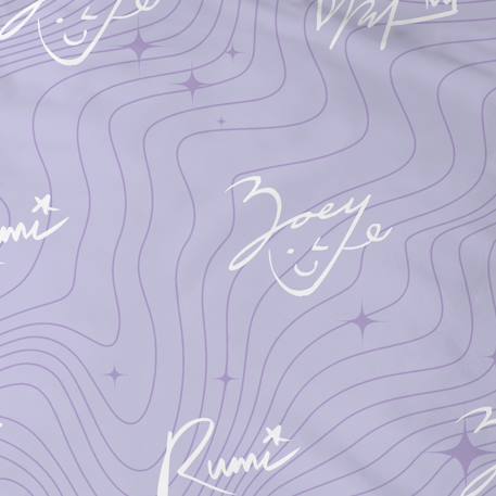 Parure de lit imprimée 100% coton, kpop demon hunters compact Violet 6 - vertbaudet enfant 