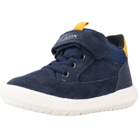 Basket garçon modèle hyroo Bleu+Bleu cf42q+Marron 10 - vertbaudet enfant 