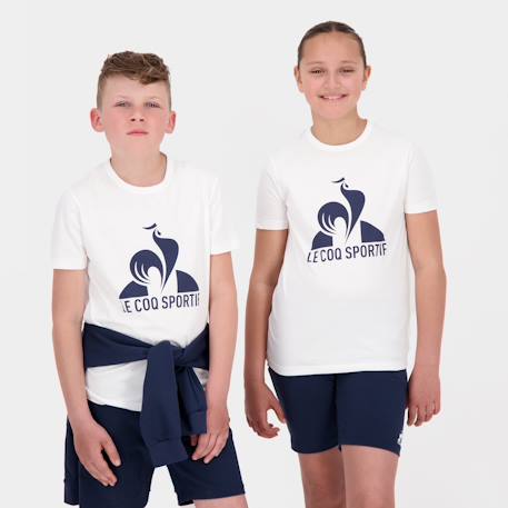 T-shirt essentiel en jersey de coton essentiels White 1 - vertbaudet enfant 