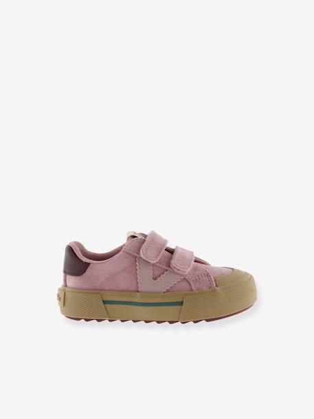 Baskets Tribu kaki+marine+rose 10 - vertbaudet enfant 