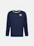 T-shirt manches longues en jersey de coton graphique Blue 1 - vertbaudet enfant 