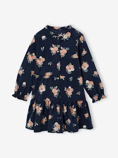 -Robe fille manches longues