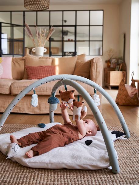 Tapis d'éveil Animal vert gris 2 - vertbaudet enfant 