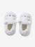 Chausson fille écru+rose pâle 2 - vertbaudet enfant 