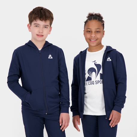 Veste zippée à capuche essentiel en double face essentiels Blue 2 - vertbaudet enfant 
