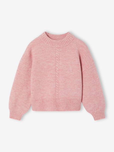 Pull uni prune+rose 4 - vertbaudet enfant 