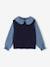 Pull col claudine marine+tomette 1 - vertbaudet enfant 