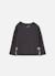 T-shirt fille maille imprimé fleurs Gris 2 - vertbaudet enfant 
