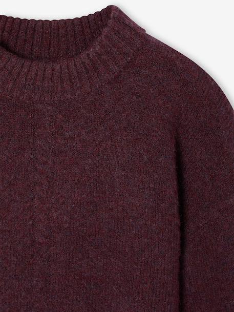Pull uni prune+rose 3 - vertbaudet enfant 