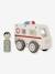 Ambulance en bois blanc 2 - vertbaudet enfant 