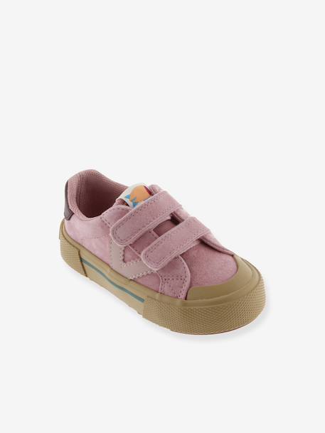 Baskets Tribu kaki+marine+rose 9 - vertbaudet enfant 