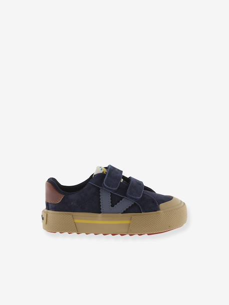 Baskets Tribu kaki+marine+rose 6 - vertbaudet enfant 