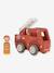 Camion pompier en bois rouge 1 - vertbaudet enfant 