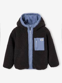 Blouson réversible à capuche garçon  - vertbaudet enfant