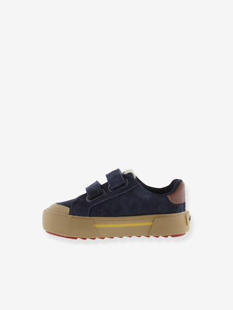 Baskets Tribu kaki+marine+rose 7 - vertbaudet enfant 