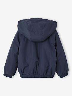 -Coupe-vent fille à capuche doublé sherpa