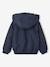 Coupe-vent fille à capuche doublé sherpa marine+rose 1 - vertbaudet enfant 