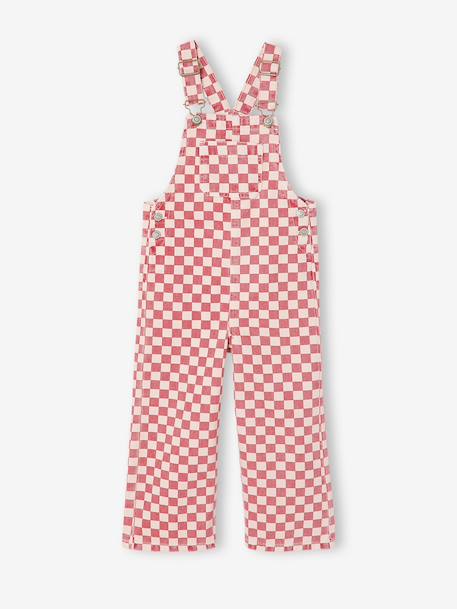 Salopette fille rose bonbon 1 - vertbaudet enfant 