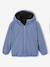 Blouson réversible à capuche garçon bleu grisé+vert sapin 2 - vertbaudet enfant 