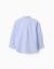 Chemise oxford à rayures Bleu clair 2 - vertbaudet enfant 