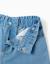 Short en jean avec taille paperbag Bleu clair 3 - vertbaudet enfant 