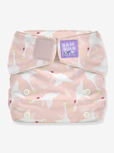 Miosolo couche tout en un blanc+rose+vert 3 - vertbaudet enfant 