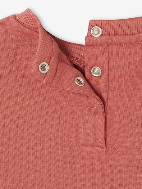 Sweat bébé manches longues terracotta 4 - vertbaudet enfant 