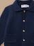 Cardigan col polo bébé Ecru chine+Marine 4 - vertbaudet enfant 