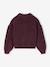 Gilet fille boutons bijoux prune 2 - vertbaudet enfant 