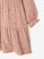 Robe fille en gaze de coton imprimée pois irisés noix de pécan+prune+vert sapin+vert sauge 4 - vertbaudet enfant 