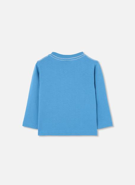 T-shirt maille garçon imprimé cerf Gris 2 - vertbaudet enfant 