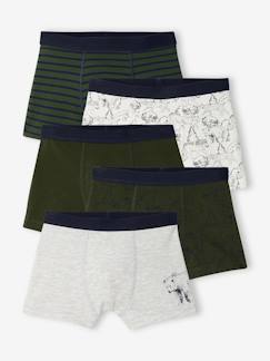 -Lot de 5 boxers garçon
