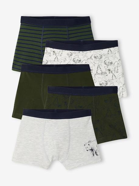 Garçon-Lot de 5 boxers garçon