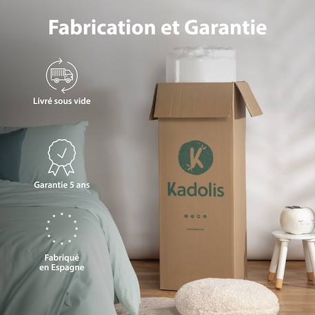 Matelas enfant aloe r - epaisseur 12 cm Blanc 5 - vertbaudet enfant 
