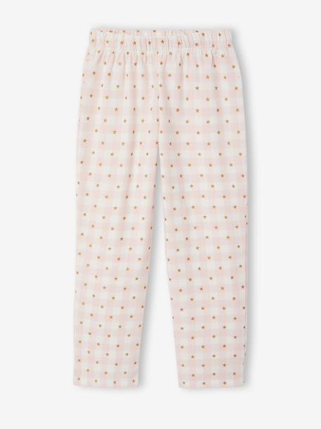 Pyjama pantalon fille rose pâle 3 - vertbaudet enfant 