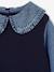 Pull col claudine marine+tomette 3 - vertbaudet enfant 