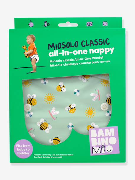 Miosolo couche tout en un blanc+rose+vert 6 - vertbaudet enfant 