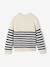 Pull fille écru+marine 2 - vertbaudet enfant 