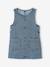 Robe chasuble fille bleu moyen 1 - vertbaudet enfant 