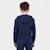 Veste zippée à capuche essentiel en double face essentiels Blue 5 - vertbaudet enfant 