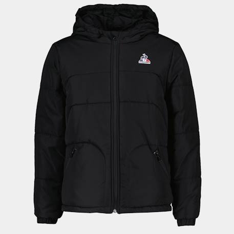 Doudoune à capuche déperlante essentiel Black 1 - vertbaudet enfant 